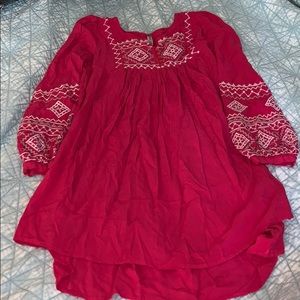 Francescas hot pink patterned dress